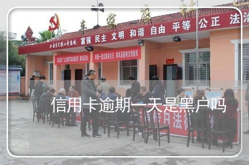 信用卡逾期一天是黑户吗 信用卡逾期一天是黑户吗