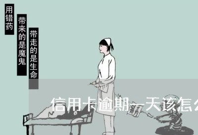 信用卡逾期一天该怎么办 信用卡逾期一天该怎么办