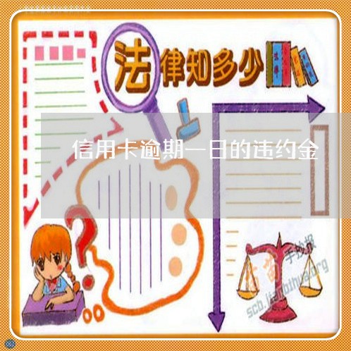 信用卡逾期一日的违约金 信用卡逾期一日的违约金