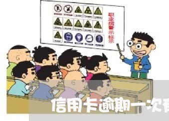 信用卡逾期一次有何影响/2023030124271 信用卡逾期一次有何影响/2023030124271
