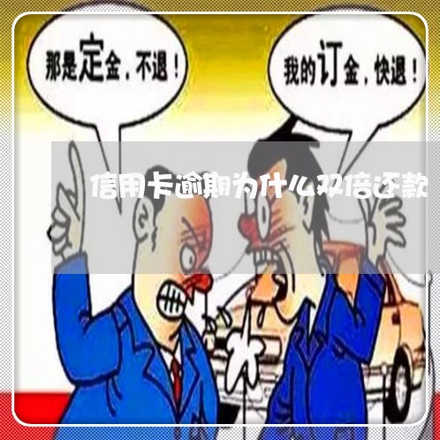 信用卡逾期为什么双倍还款/2023041507369