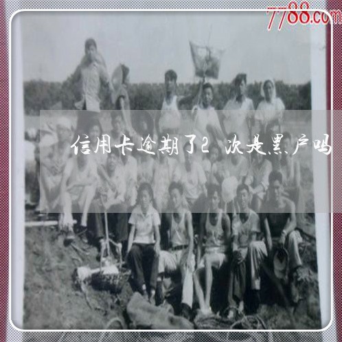 信用卡逾期了2次是黑户吗
