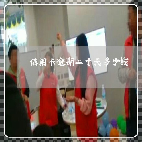 信用卡逾期二十天多少钱 信用卡逾期二十天多少钱