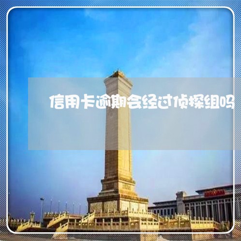 信用卡逾期会经过侦探组吗/2023041418361