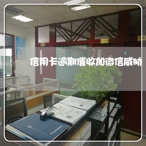 信用卡逾期催收加微信威胁 信用卡逾期催收加微信威胁