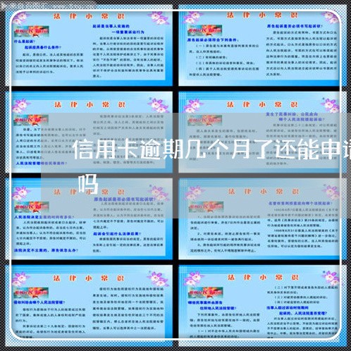 信用卡逾期几个月了还能申请封卡分期还款吗