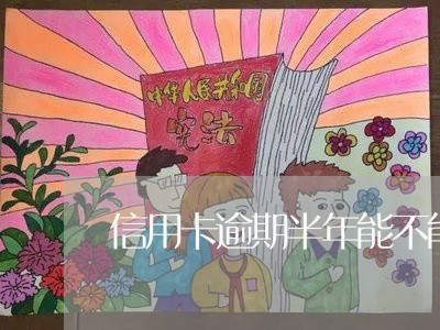 信用卡逾期半年能不能用 信用卡逾期半年能不能用