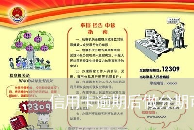 信用卡逾期后做分期可以吗/2023041885481