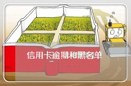 信用卡逾期和黑名单 信用卡逾期和黑名单