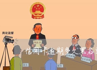 信用卡逾期多久黑名单会被抓/2023110149270