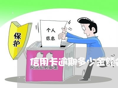 信用卡逾期多少金额会被判刑五年/2023060609371