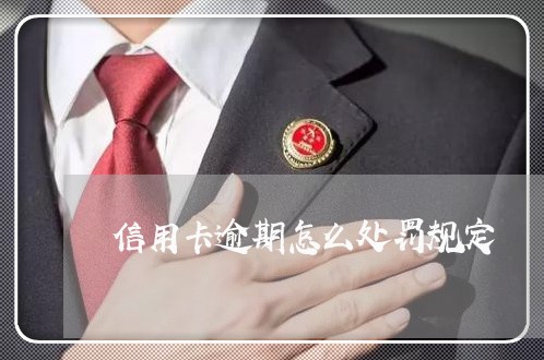 信用卡逾期怎么处罚规定/2023121789382