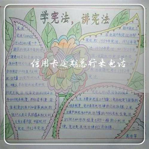 信用卡逾期总行来电话