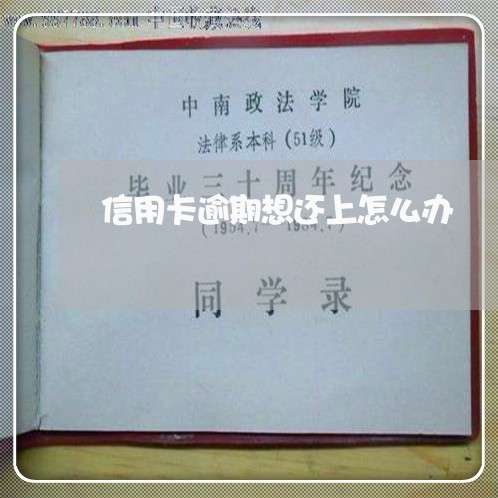 信用卡逾期想还上怎么办 信用卡逾期想还上怎么办