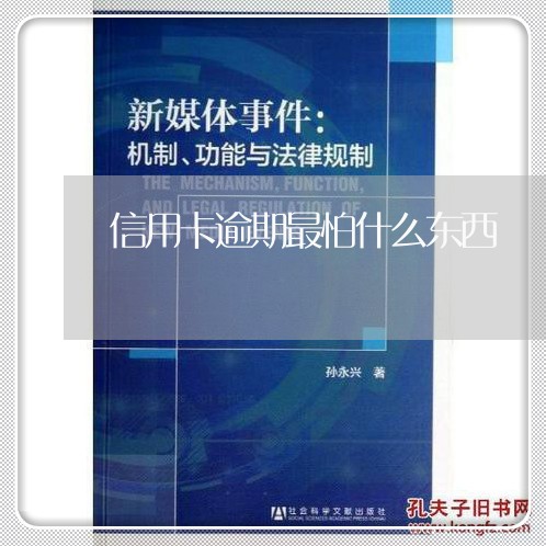 信用卡逾期最怕什么东西/2023060886149