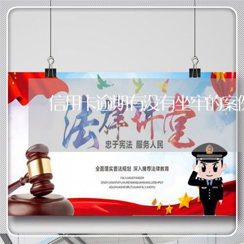 信用卡逾期有没有坐牢的案例 信用卡逾期有没有坐牢的案例