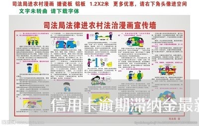 信用卡逾期滞纳金最新/2023032310795