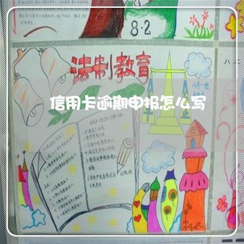 信用卡逾期申报怎么写/2023061692626
