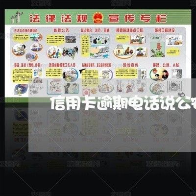信用卡逾期电话说公安立案 信用卡逾期电话说公安立案
