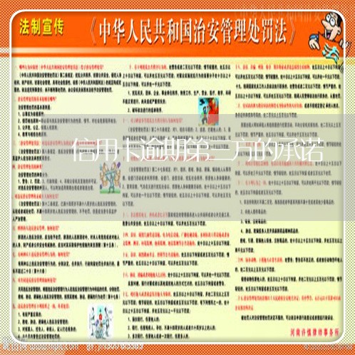 信用卡逾期第三方的承诺