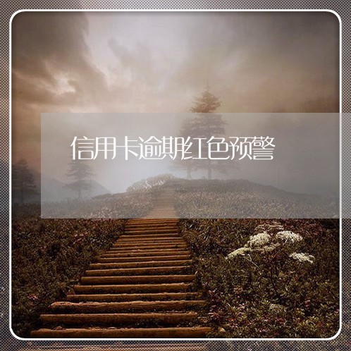 信用卡逾期红色预警/2023022611736