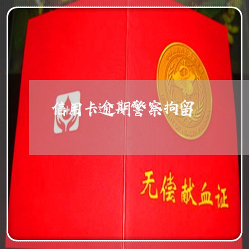 信用卡逾期警察拘留/2023022706938