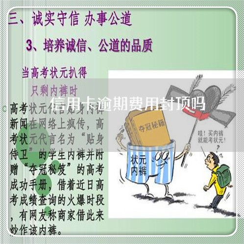 信用卡逾期费用封顶吗/2023061648040