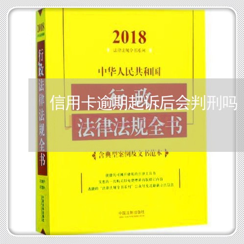 信用卡逾期起诉后会判刑吗/2023041738492