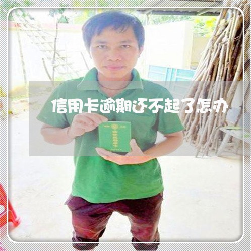 信用卡逾期还不起了怎办 信用卡逾期还不起了怎办