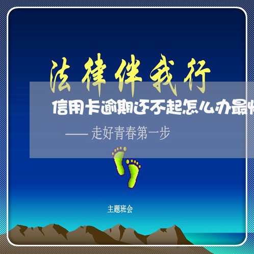 信用卡逾期还不起怎么办最快还款/2023062838571