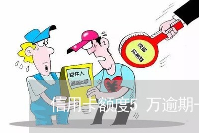 信用卡额度5万逾期一年 信用卡额度5万逾期一年