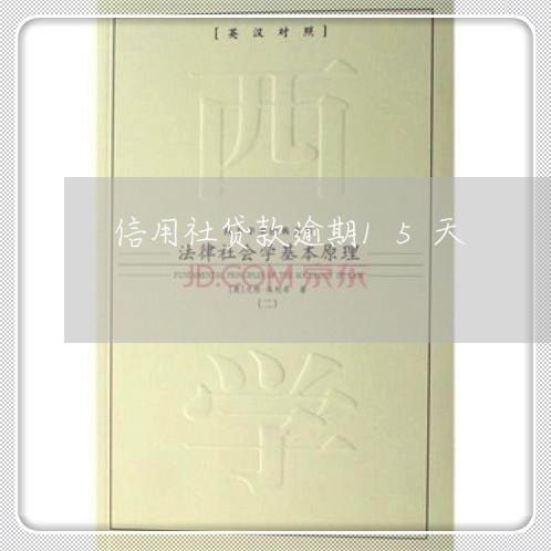 信用社贷款逾期15天