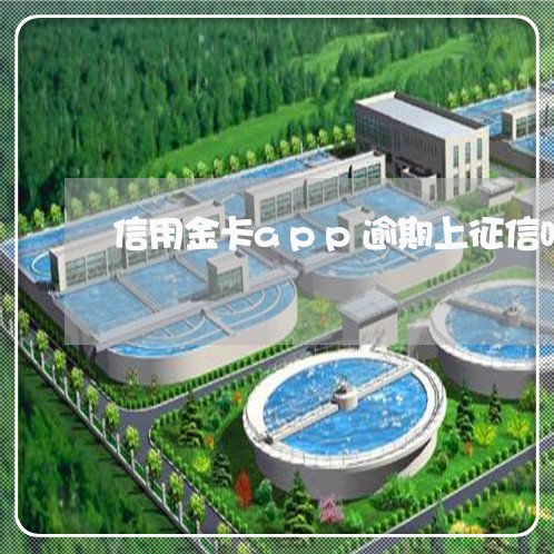信用金卡app逾期上征信吗 信用金卡app逾期上征信吗