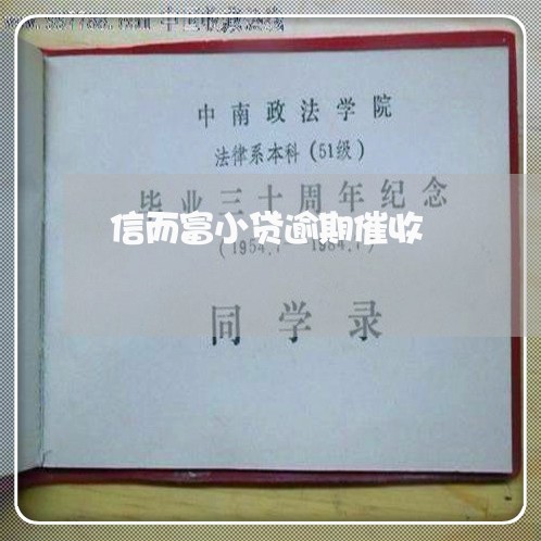信而富小贷逾期催收