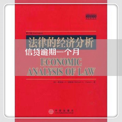 信贷逾期一个月 信贷逾期一个月