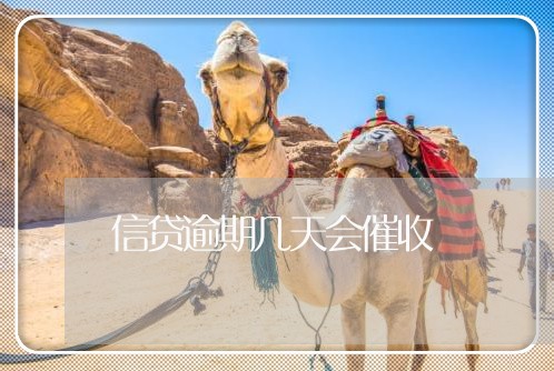 信贷逾期几天会催收