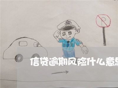 信贷逾期风险什么意思