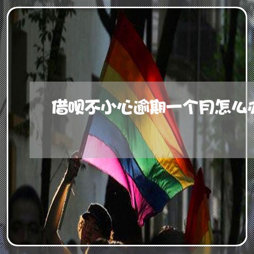 借呗不小心逾期一个月怎么办 借呗不小心逾期一个月怎么办