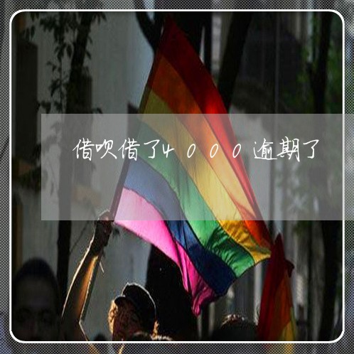 借呗借了4000逾期了