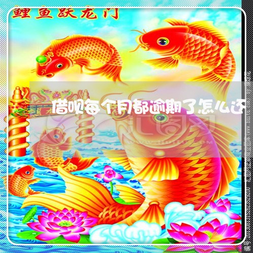 借呗每个月都逾期了怎么还/2023060441481