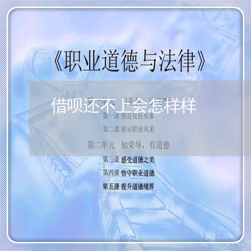 借呗还不上会怎样样/2023061927264