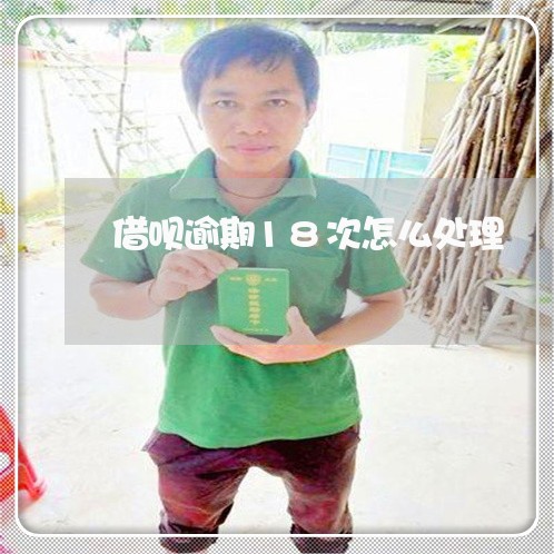 借呗逾期18次怎么处理