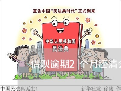 借呗逾期2个月还清会怎样/2023013083828