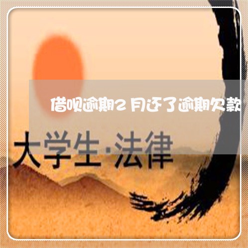 借呗逾期2月还了逾期欠款/2023012225058