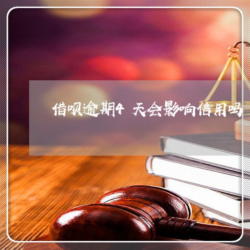 借呗逾期4天会影响信用吗/2023022716150