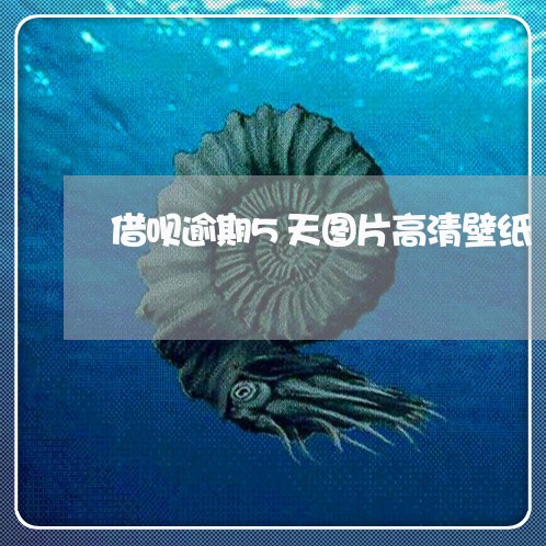 借呗逾期5天图片高清壁纸/2023071362605