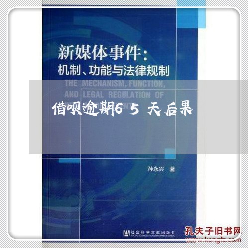 借呗逾期65天后果