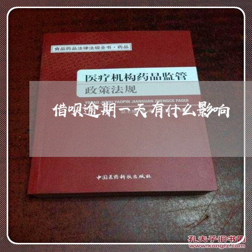 借呗逾期一天有什么影响