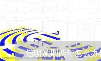 借呗逾期两年怎么办信用卡/2023032649462