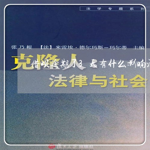 借呗逾期了3天有什么影响没/2023030160571